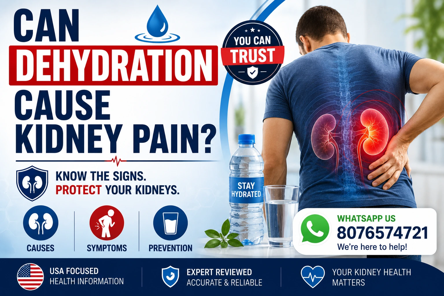 Can Dehydration Cause Kidney Pain?